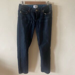 PAIGE women’s Kylie Crop jeans, size 27 or small dark denim